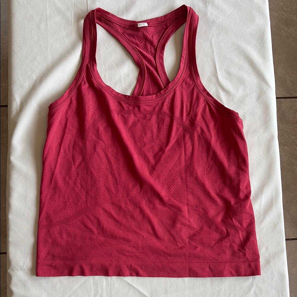 lululemon athletica Crimson Racerback Tank Top